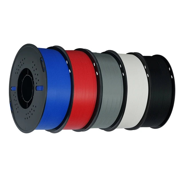 KINGROON 5KG(11LBS) ABS Filament 1.75mm High Strength Toughness 3D Printer Material Black White Multicolor ABS 1kg*5 Roll