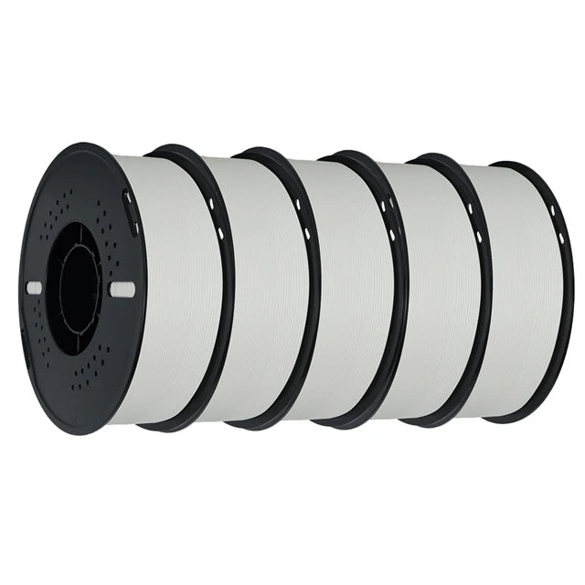 KINGROON 5KG(11LBS) ABS Filament 1.75mm High Strength Toughness 3D Printer Material Black White Multicolor ABS 1kg*5 Roll
