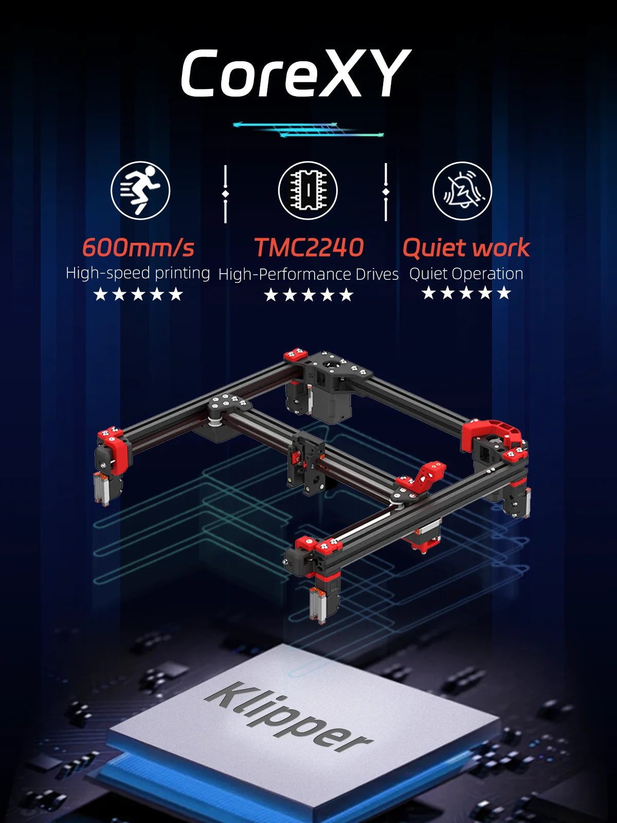 Voron 2.4 3D Printer Kit -SIBOOR V2.4 R2 [Aug,Version] CoreXY with Stealthburner Extruder DIY Impresor DIY 3D Printer Full Kits