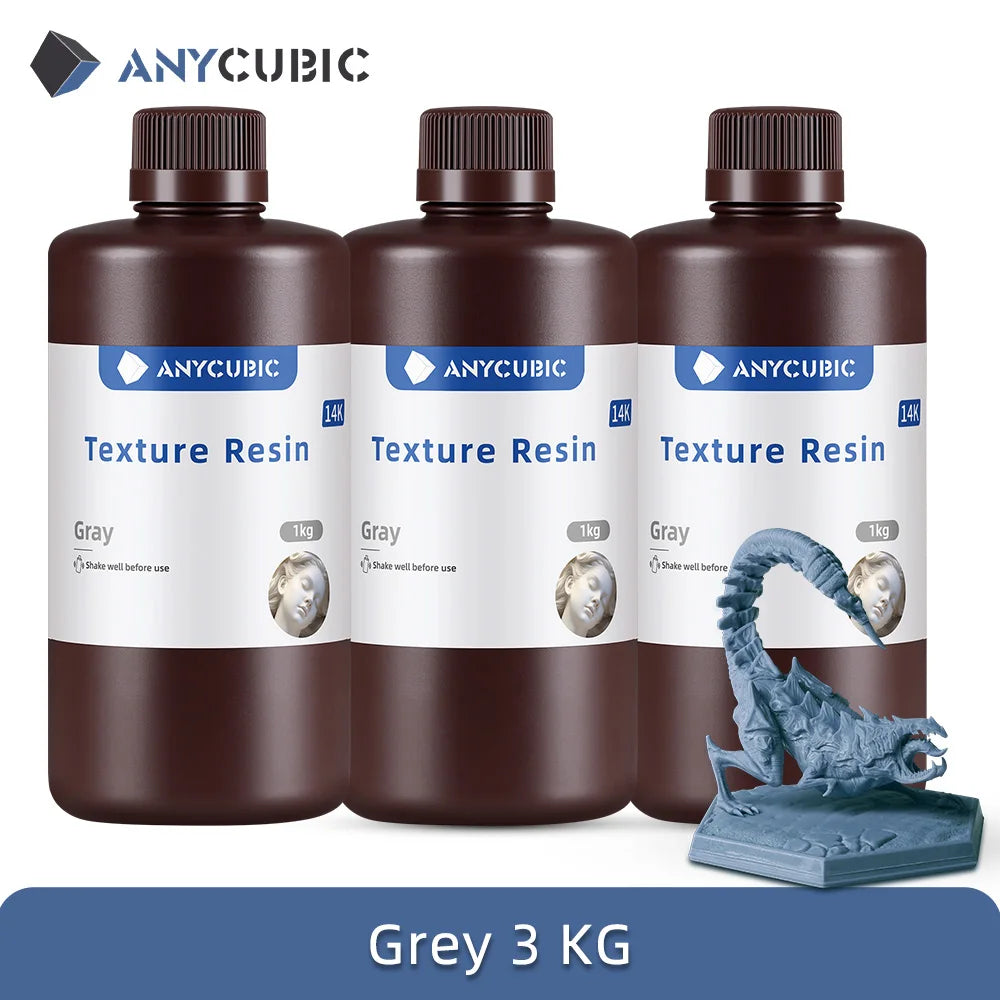 ANYCUBIC Texture Resin 14K High-Precision 405nm UV Resin For Photon 3D Printer UV Photopolymer Resin