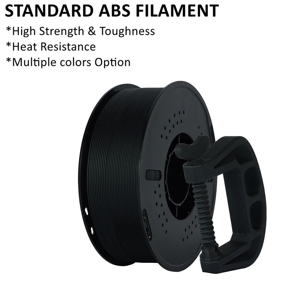 KINGROON 5KG(11LBS) ABS Filament 1.75mm High Strength Toughness 3D Printer Material Black White Multicolor ABS 1kg*5 Roll